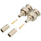 Excellway 10 Sets BNC Plug Crimp Connectors Adapter for RG58 RG-58 Coax Male Antenna Cable