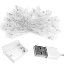 4.2M USB Battery Powered 40LED Photo Picture Peg Clip Fairy String Light Holiday Party Hanging Decor
