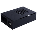 ZP0070 Aluminum Alloy Case with Cooling Fan and Heatsink Metal Enclosure DIY Protective Shell Kit for Raspberry Pi 4B
