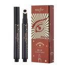 XLOONG Coffee Brown Press Cushion Eyebrow Pen Tattoo Eye Brows Tint Gel Eyebrows Enhancer Makeup