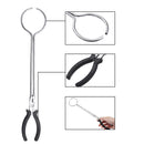 39cm Stainless Steel Crucible Tong Clamp Graphite Melting Furnace Pliers Tool