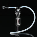 Modern Design 100MM Green Glass Skull Smoking Water Pipe Durable