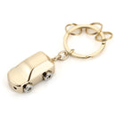 LED Light Mini Car Key Chain Ring Charm Luxury Couple Men Gift