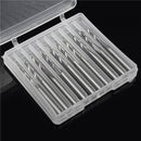 10pcs 3.175mm Shank Ball End Milling Cutter 3.175x2x12mm Mills Drill Bits