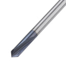 Drillpro 2 Flutes 90 Degree 2-12mm Carbide Chamfering Cutter End Mill HRC45 Milling Cutter
