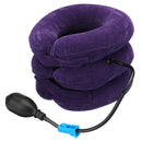 Portable Inflatable Cervical Collar Neck Relief Traction Brace Support Stretcher Device