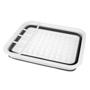 Kitchen Collapsible Dish Drainer Rack Basket Tableware Holder Fruit Organizer Storage Container