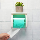 Bathroom Tissue Box Adhesive Waterproof Plastic Roll Paper Storage Holder Rack