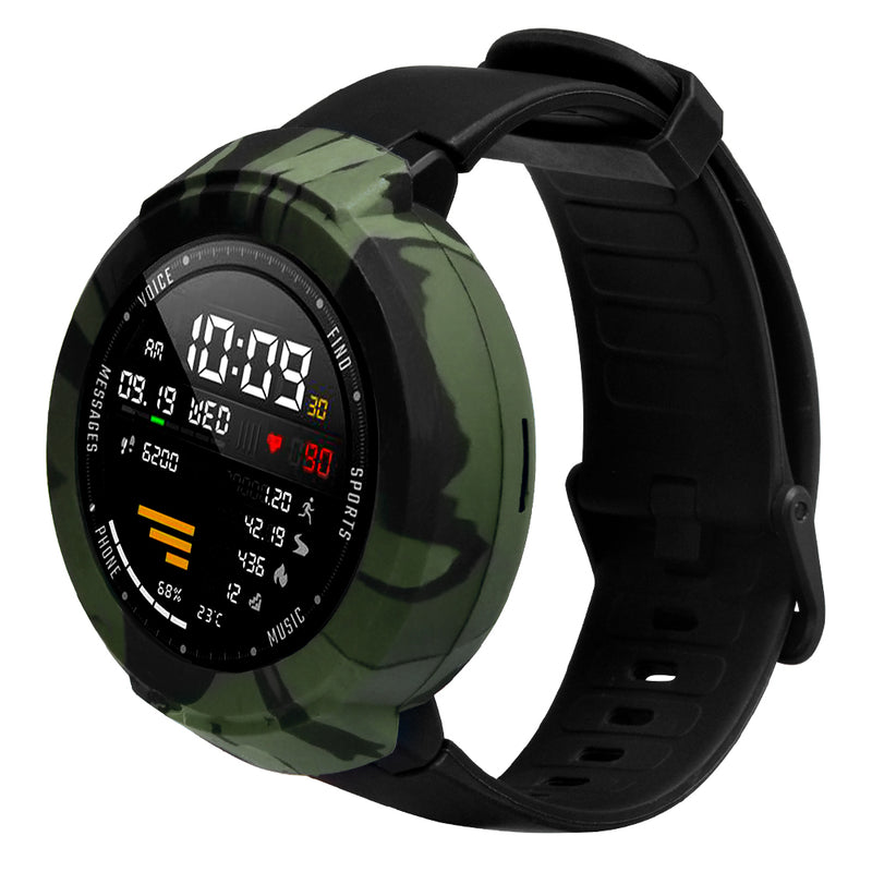 Camouflage Pattern Watch Cover Watch Case Cover for Huami 3 Xiaomi AMAZFIT Verge