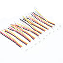 10 PCS JST-SH 1.25mm 4 Pins 4P Flight Controller ESC Silicone Connection Wire for RC Drone FPV Racing