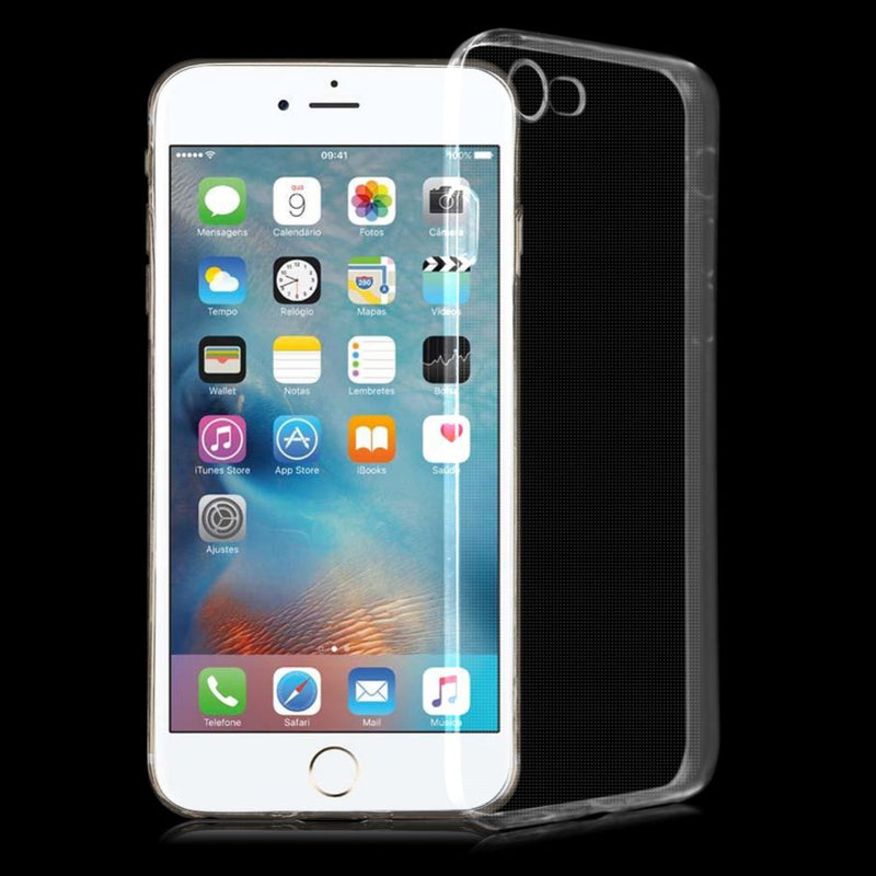 Bakeey 4D Curved Edge Tempered Glass Film With Transparent TPU Case for iPhone 7