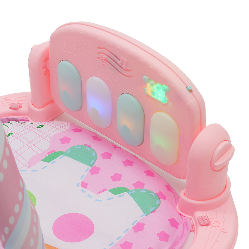 Baby Play Mat Gym Fitness Music Lights Fun Piano Boy Girl Rack Early Education