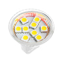 MR11 1.2W SMD5050 9LEDs 90LM Warm White Pure White Light Bulb DC12V