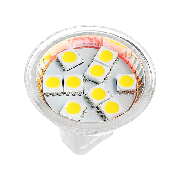 MR11 1.2W SMD5050 9LEDs 90LM Warm White Pure White Light Bulb DC12V