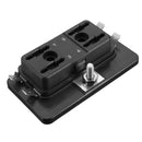 4 Way Side Terminal Bussed Power Blade Fuse Box Block Holder with Cover for Car