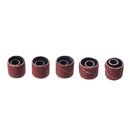 Drillpro 104pcs Sandpaper Sanding Drum with 3mm Shank Mandrel Grinding Head Polisher Abrasive Tool