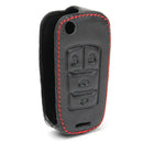 4 Buttons Car Remote Fold Key Fob Chain Cover Holder for Chevrolet