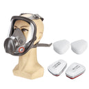 Full Face Gas Mask Self-Priming Filter Painting Spraying Face Dust Gas Mask