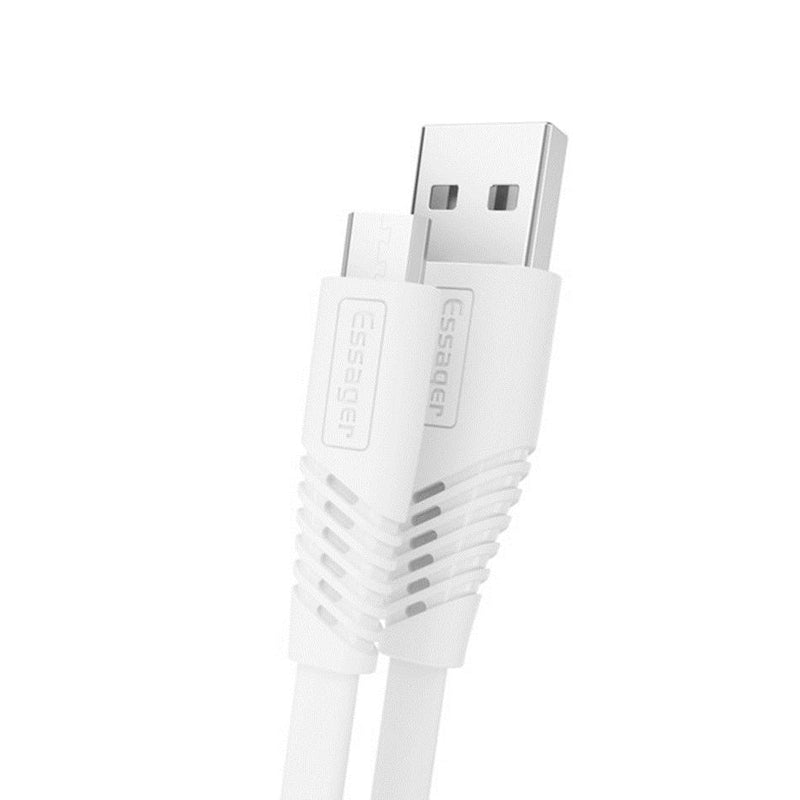 Essager 2.4A Micro USB Fast Soft Series Charging Data Cable 0.3M 1M For Xiaomi RedMi HUAWEI