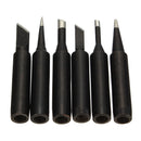 6Pcs Lead Free Solder Iron Tip 900M-T for Hakko Soldering ReWork Station Tool