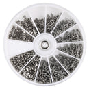 1200Pcs Sunglasses Eyeglasses Watch Screw Nuts Screwdrivers Tweezers Repair Tools Kit