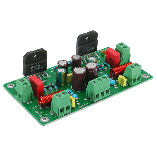 LM3886 HiFi TF Stereo Amplifier Assembled AMP Board 68W+68W 4ohm 50W*2 / 38W*2 8ohm