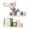 3-In-1 Modern Simple Wall Mounted Bookshelf Creative Nail-free File Books Racks Wall Display Shelf for Office Home Bedroom Living Room Decorations