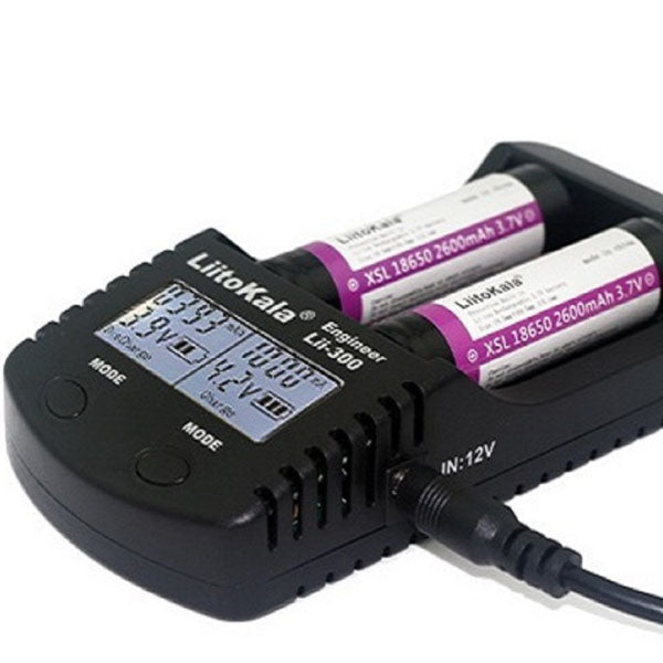 LiitoKala Lii-300 1.2V/3.7V Li-ion And NiMH LCD Smartest Battery Charger