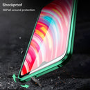 Bakeey Xiaomi Redmi Note 8 360 Curved Screen Front+Back Double-sided Full Body 9H Tempered Glass Metal Magnetic Adsorption Flip Protective Case