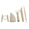45PCS Clay Pottery Shaper Carving Blade Modelling Ceramic Sculpture Tools Kit