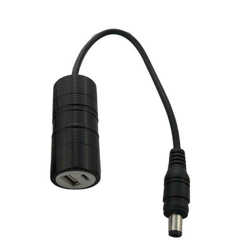 SHUOLIDE 8.4V Multi-function Portable USB Charger Cable for Li-ion Battery Bicycle Light Phone