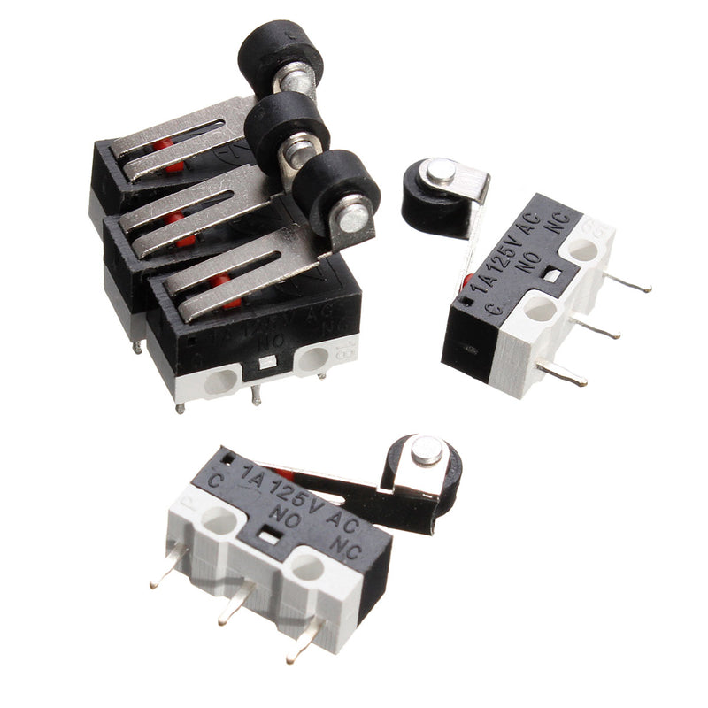 5pcs  Ultra Mini Roller Lever Actuator Micro Switch SPDT Sub Miniature Micro Switch