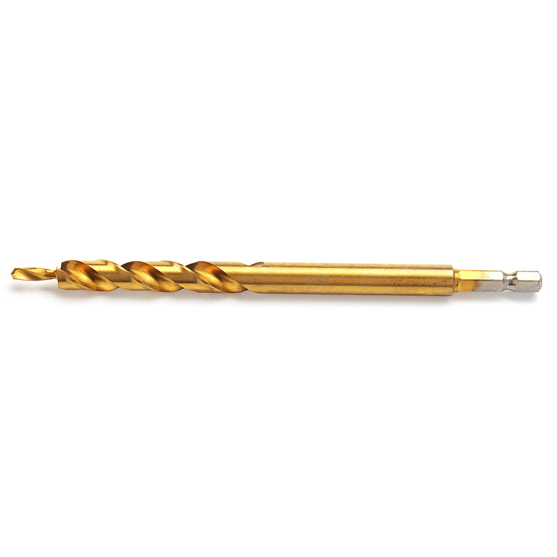 3/8 Inch 9.5mm Twist Step Drill Bit With Titanium Coated for Pocket Hole Jig Woodworking