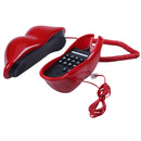 Red Lip Telephone Corded Landline Cable for Home Bar Office Phones Furniture Decor