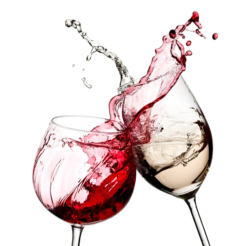 Red White Glasses Kitchen Wall Sticker Art Pictures Wall Art Prints Unframed
