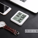 MoesHouse Multifunction Thermometer Hygrometer Automatic Electronic Temperature Humidity Monitor Clock 3.2inch Large LCD Screen