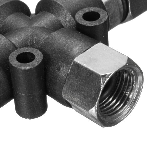 3 Way 1/8 Inch Airbrush Air Hose Manifold Adaptor Splitter Tattoo Spray Connector