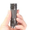 DQG 4th Tiny 18650 L2 850LM Smallest LED Flashlight Gray