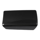 Car Carbon Fiber Center Armrest Storage Box Board Cover Trim For Tesla Model 3 2018 2019