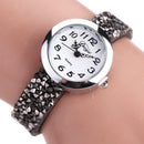 DUOYA DY005 Retro Style Ladies Bracelet Watch Gift Leather Strap Quartz Watches