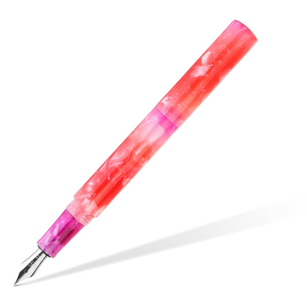 Delike Alpha Resin Fountain Pen DELIKE M Nib 1cm Pouch Boddy Pen with Gift Box Stationery