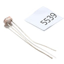 250pcs 5 Values Photoresistance Photosensitive Resistor Pack 5506/5516/5528/5537/5539