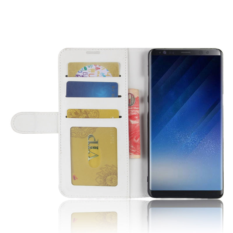 Bakeey Bracket Flip Wallet Card Slots PU Leather Case for Samsung Galaxy Note 8