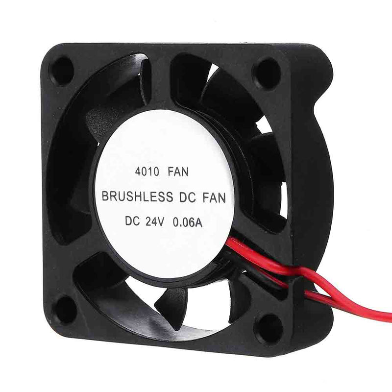 Anet 24v 0.06A 40mmx40mmx10mm Brushless Cooling Fan with Cable for 3D Printer