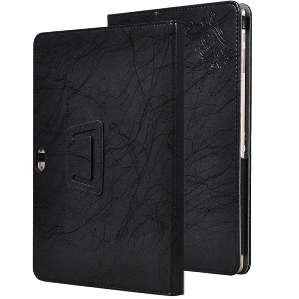 PU Leather Folding Stand Case Cover for ALLDOCUBE Cube T10 Plus Free Young X7 Tablet Black