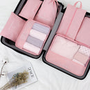 7 Pcs Travel Storage Bag Clothes Luggage Packing Organizer Suitcase Camping Hiking