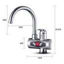 3000W Electric Instant Hot Faucet 360 Rotatable LED Display Water Heater Tap