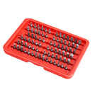 Drillpro 100pcs Screwdriver Bit Set Security Bit Set Chrome Vanadium Steel Assortment Set Square Screw Bits Power Tools