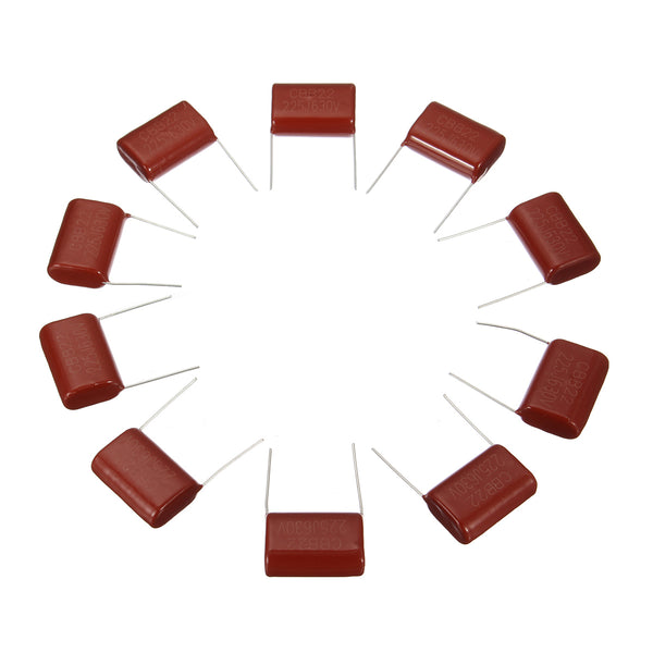 10PCS 630V225J Pitch 25MM 2.2UF 2200NF 225J 630V CBB Polypropylene Film Capacitor