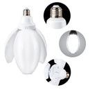 45W E27 Pure White 6500K Deformable Garage Lamp 3 Fan Blade Foldable Petal Ceiling LED Light Bulb AC220V